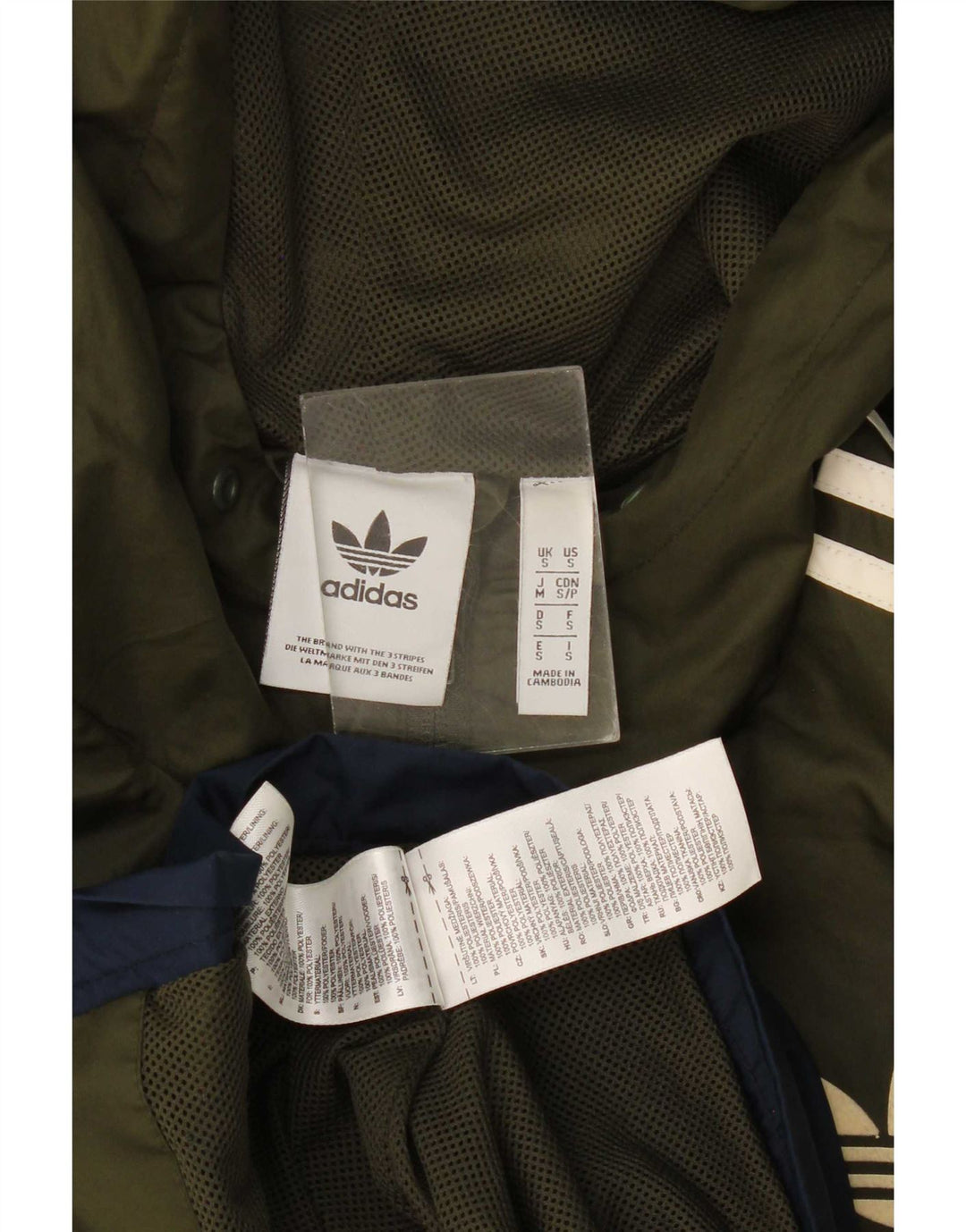 Мужская спортивная куртка с капюшоном Adidas, маленькая разноцветная цветная блокировка