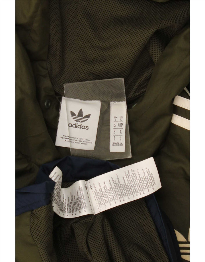 Мужская спортивная куртка с капюшоном Adidas, маленькая разноцветная цветная блокировка