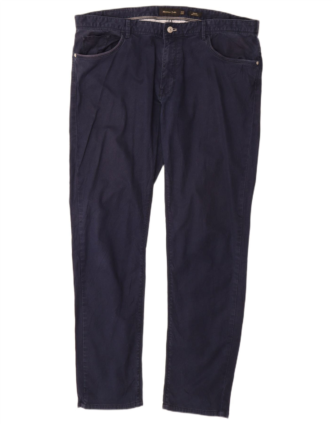 MASSIMO DUTTI Мужские повседневные брюки Slim Fit EU 48 XL W38 L32 Темно-синие