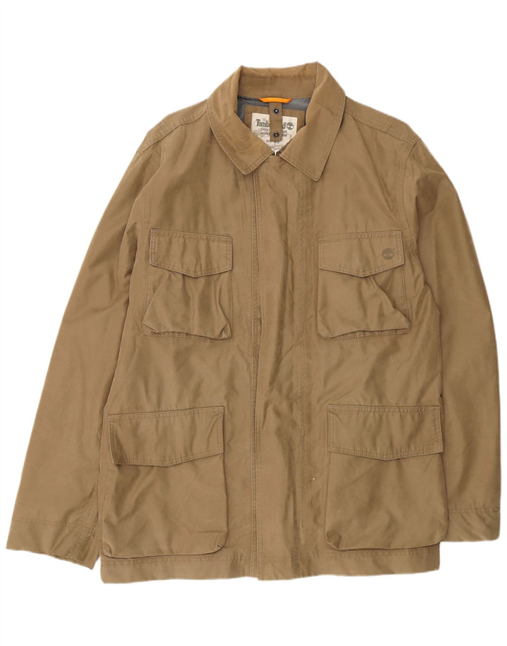 Мужская куртка Timberland Utility UK 40, большая, бежевый, хлопок