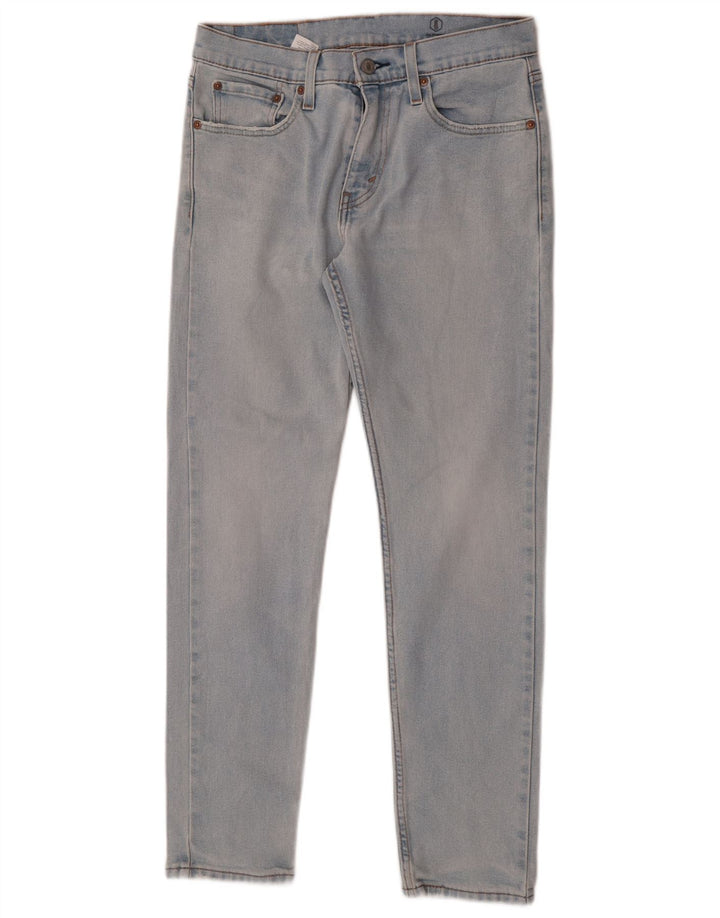 Мужские зауженные джинсы Levi's 502 W29 L30 синие, хлопок