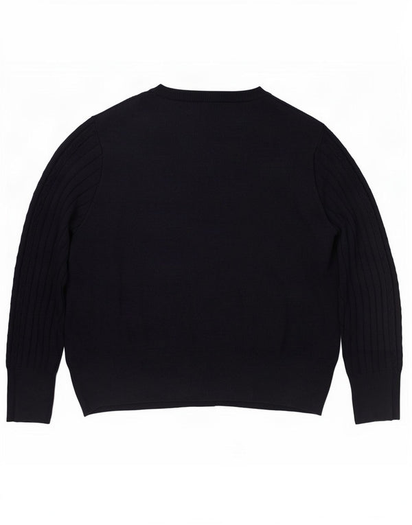 Женский кардиган Marks & Spencer UK 24 4XL Темно-синий из вискозы