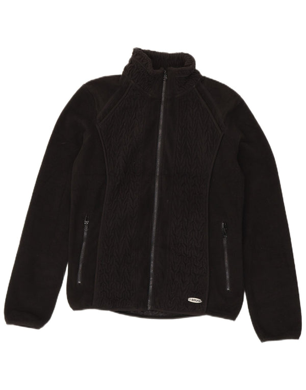 Женская флисовая куртка Brugi UK 14, большая черная, полиэстер