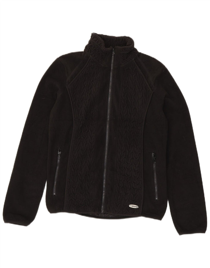 Женская флисовая куртка Brugi UK 14, большая черная, полиэстер