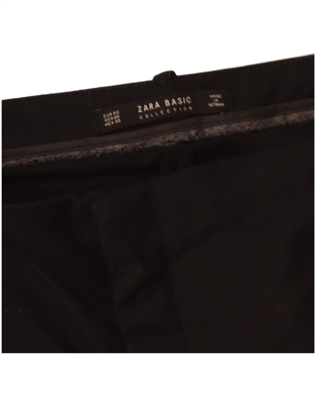 Женские узкие брюки-чиносы Zara EU 40 Medium W32 L28, черные