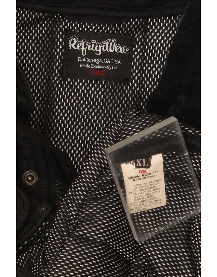 Мужская стеганая куртка Refrigiwear Cruz UK 42 XL, черный полиамид