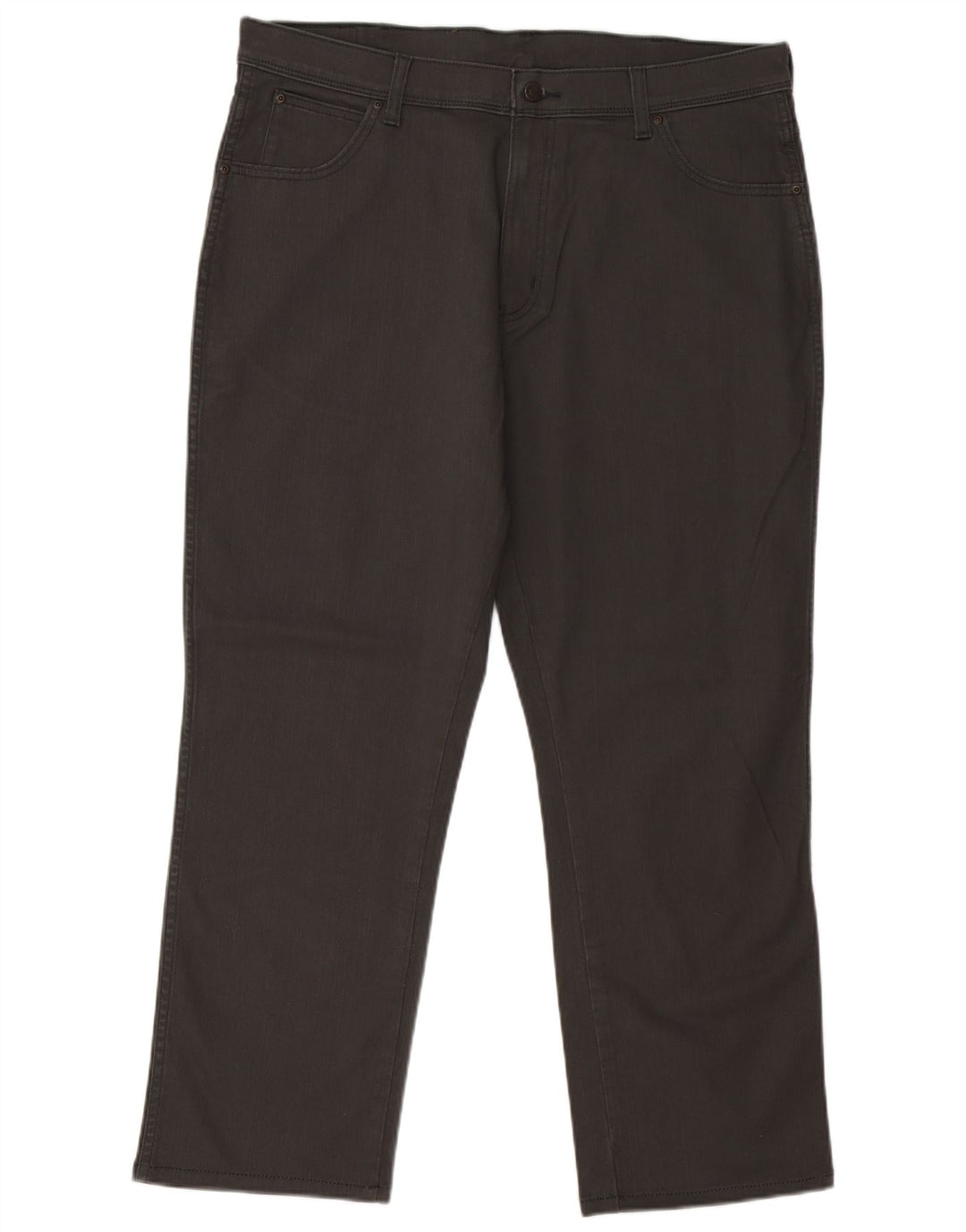 Мужские прямые джинсы Wrangler W38 L30, серый хлопок