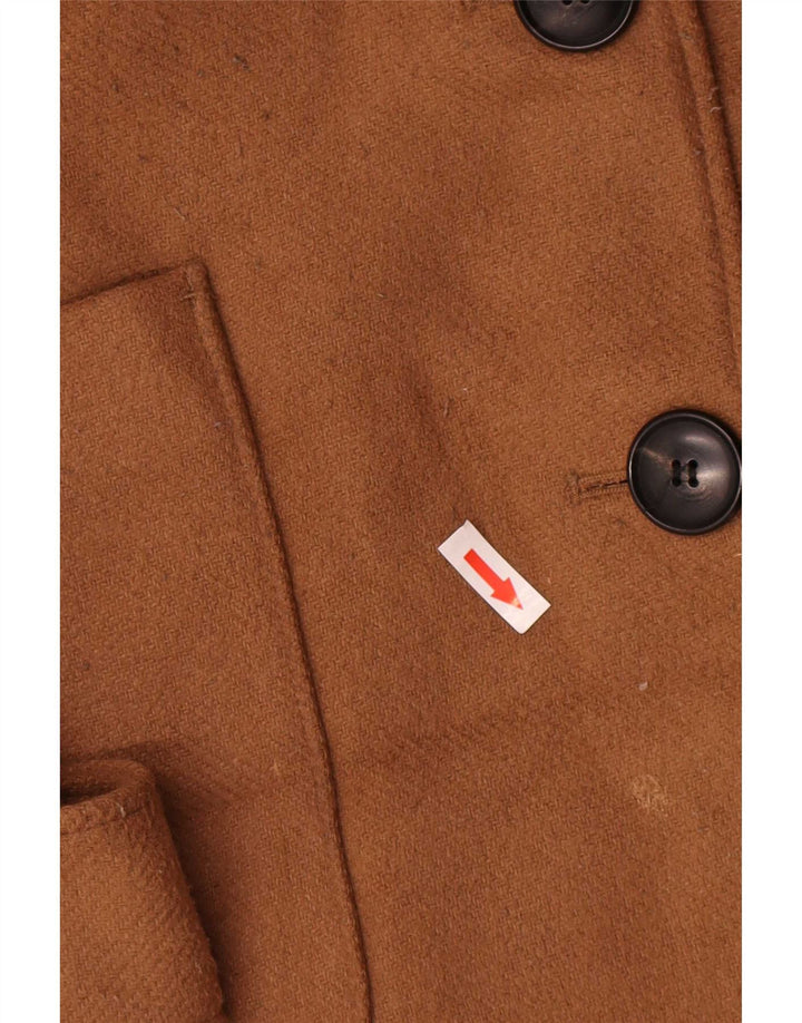 Женское пальто Marks & Spencer UK 24 4XL Бежевый полиэстер
