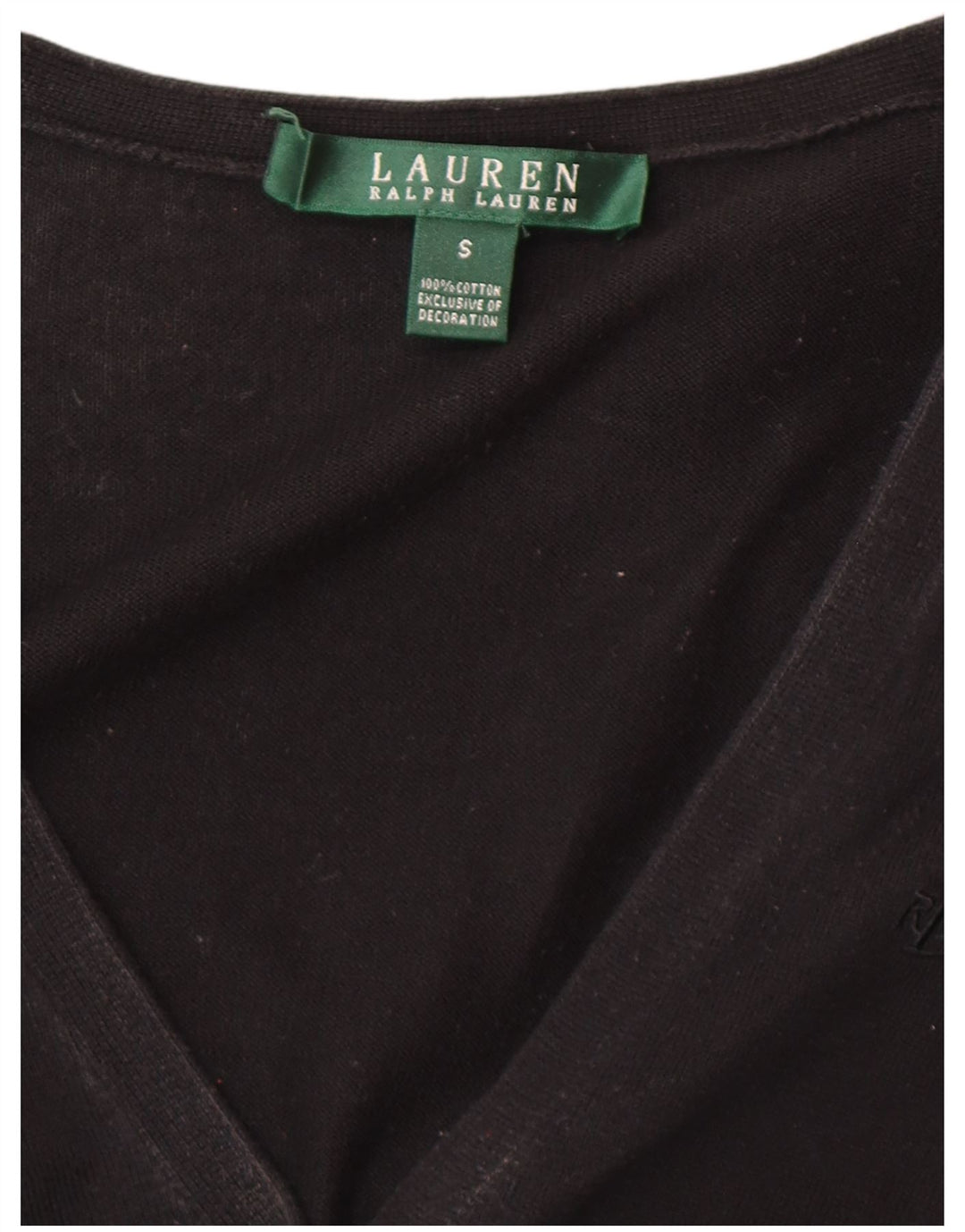 Женский кардиган-свитер Ralph Lauren UK 10, маленький черный