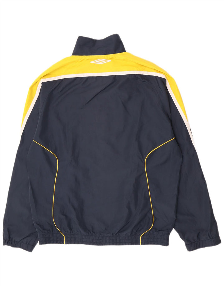 Мужской спортивный костюм Umbro, верхняя куртка XL, темно-синий, полиэстер с цветными блоками
