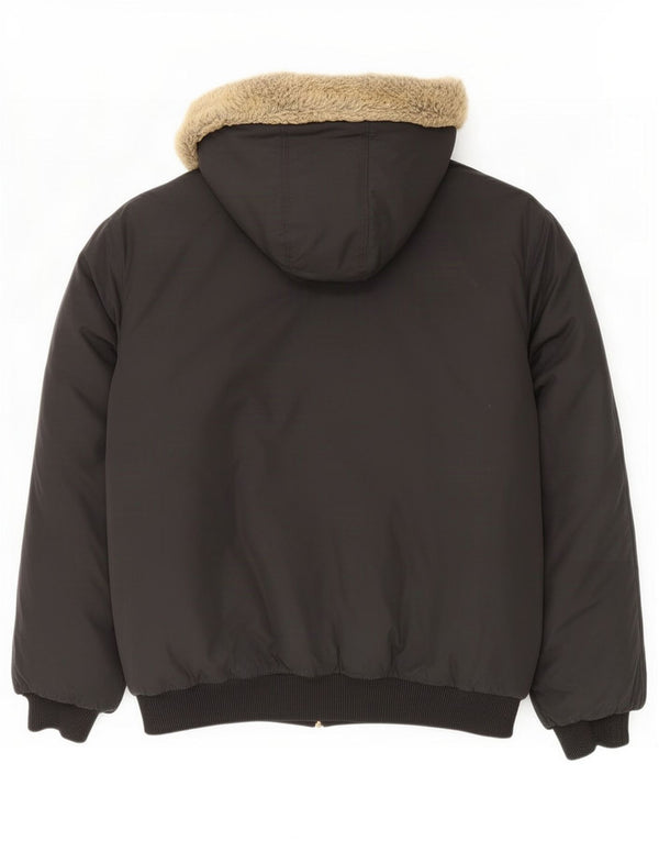 Мужская утепленная куртка Adidas UK 42 XL, черный полиэстер