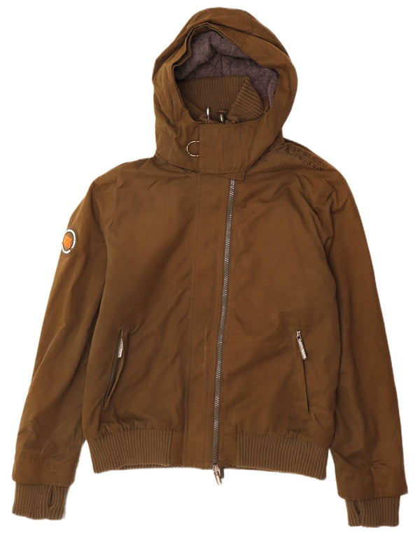 Мужская ветровка с капюшоном Superdry Windbomber UK 44 2XL, хаки
