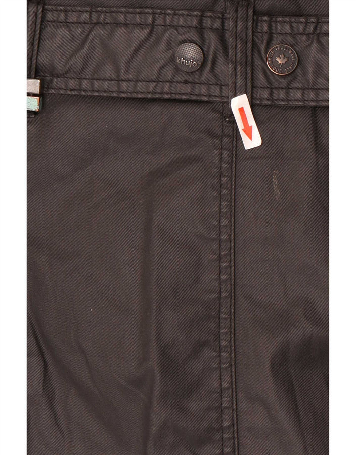 Женский тренч KHUJO UK 18 XL, черный полиэстер