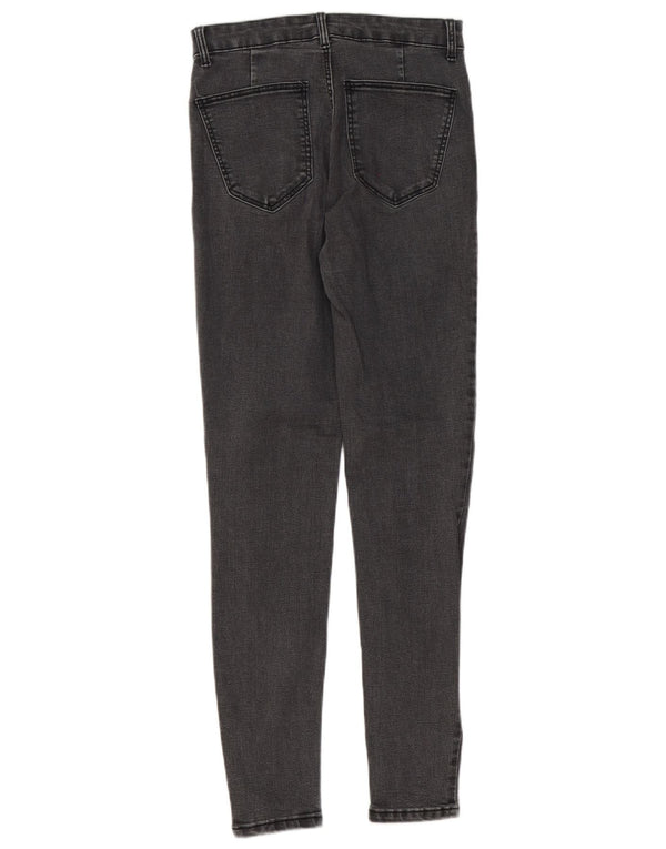 Женские джинсы скинни Zara с высокой посадкой EU 38 Small W28 L28 Серые