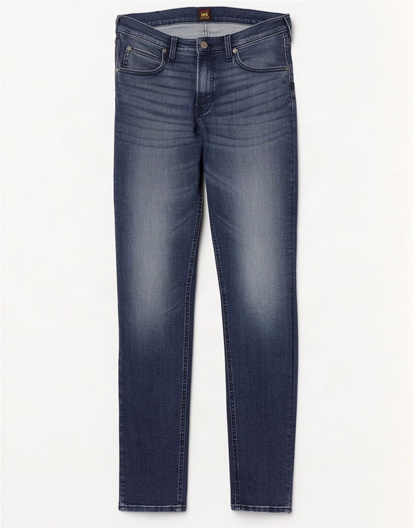 Мужские зауженные джинсы Lee Luke W32 L32, синий хлопок