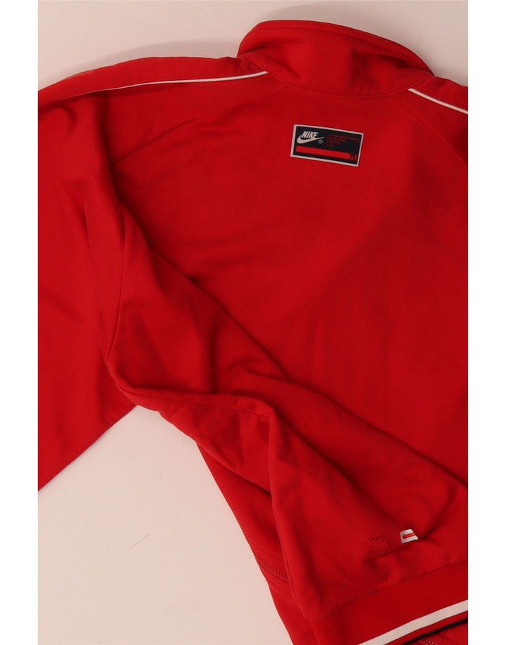 Мужской спортивный костюм NIKE, верхняя куртка UK 42/44, большой красный хлопок