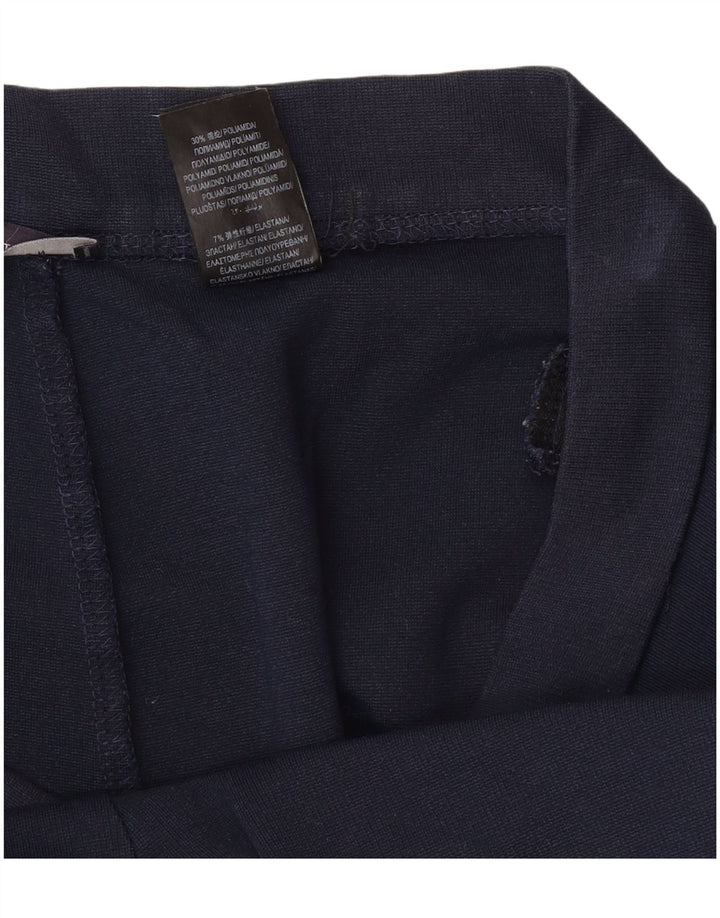 Женская юбка-миди Marks & Spencer UK 12 Medium W30 Темно-синий полиамид