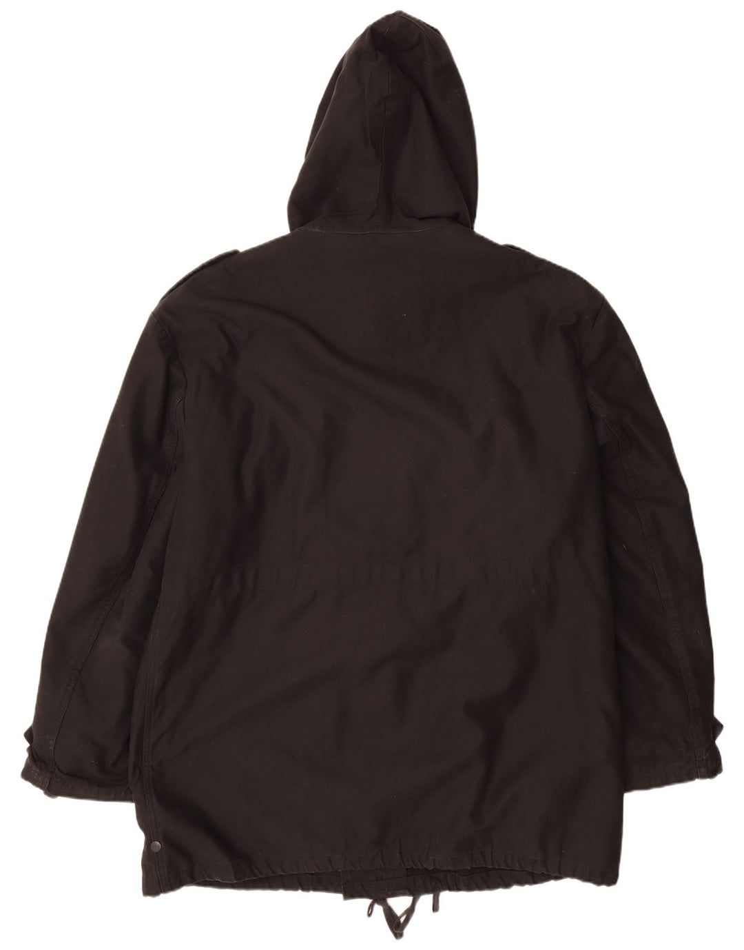 Мужская парка BRANDIT с капюшоном UK 46 3XL, черный полиэстер