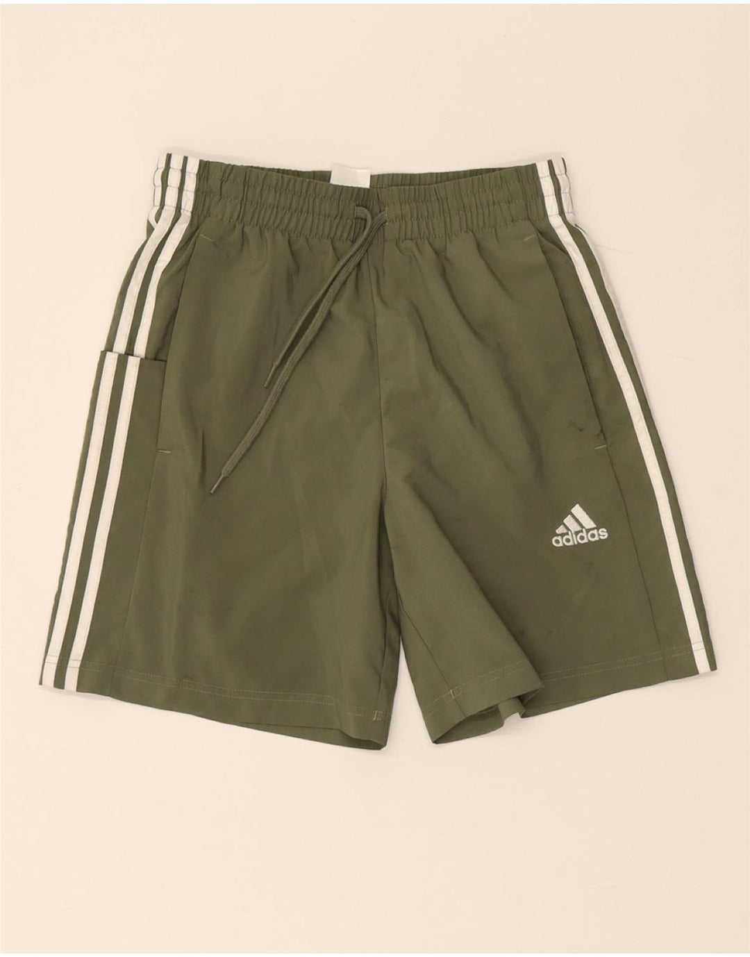 ADIDAS Mens Sport Shorts Small  Green Polyester