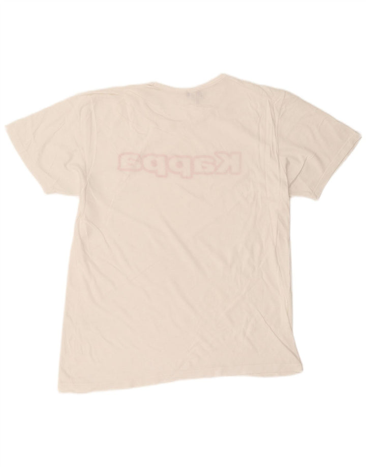 Мужская футболка с рисунком Kappa Top XL, белый хлопок