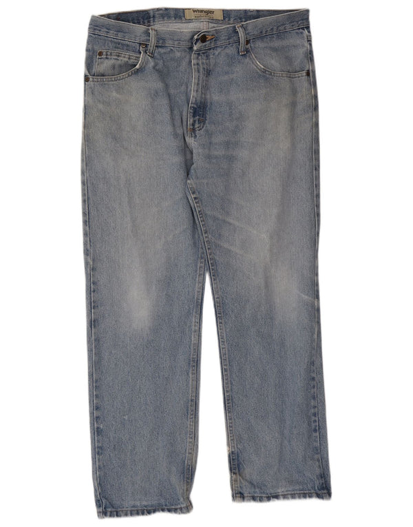 Мужские прямые джинсы Wrangler W36 L29, синие, хлопок