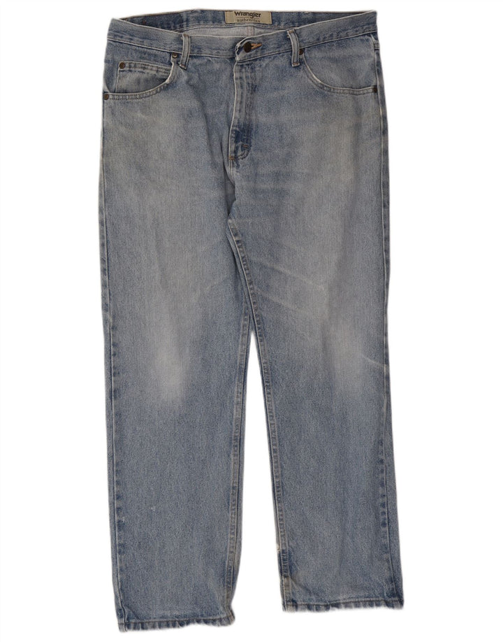 Мужские прямые джинсы Wrangler W36 L29, синие, хлопок