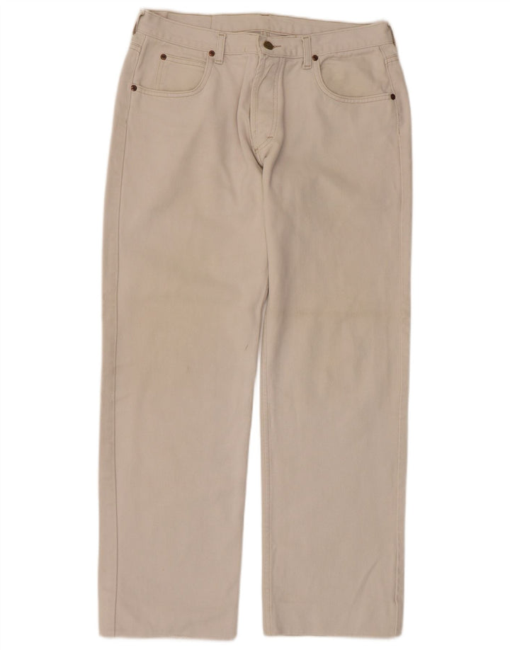 Мужские прямые джинсы LEE W36 L29, бежевый хлопок