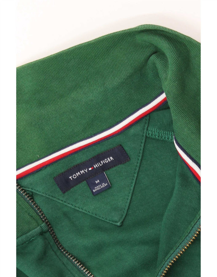 Мужской спортивный костюм Tommy Hilfiger, верхняя куртка среднего зеленого цвета с цветными блоками
