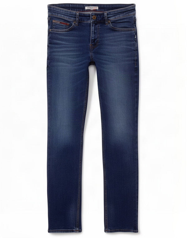 Tommy Hilfiger Женские узкие джинсы W32 L32, синий хлопок