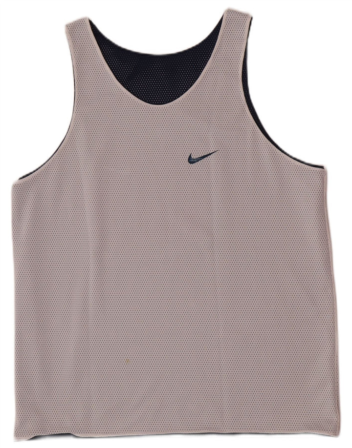 Мужской двусторонний жилет Nike XL темно-синий из полиэстера