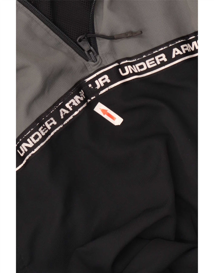 Мужская спортивная куртка с графическим рисунком Under Armour UK 36, маленькая черная