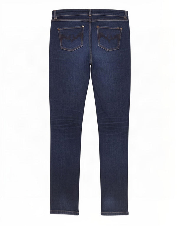 Женские джинсы скинни Oasis Cherry UK 10, маленькие W28 L31, темно-синие, хлопок