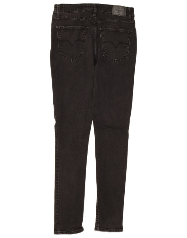 Женские джинсы скинни LEVI'S 721 с высокой посадкой W31 L30, черный хлопок