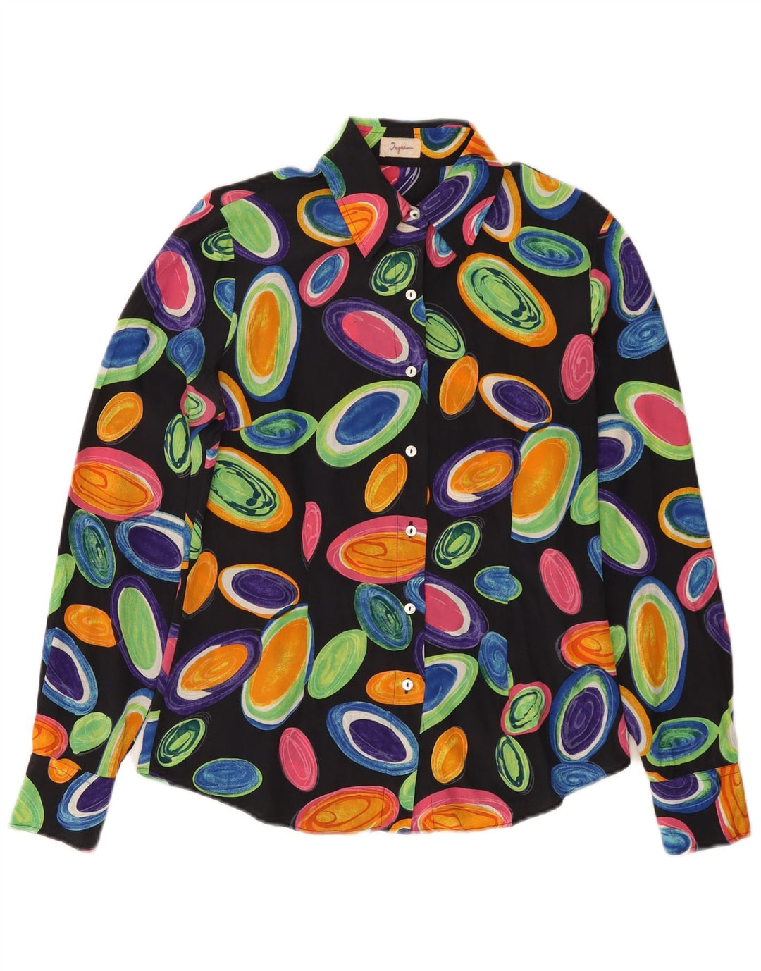 INGRAM Женская блузка-рубашка с абстрактным узором IT 42, средний разноцветный