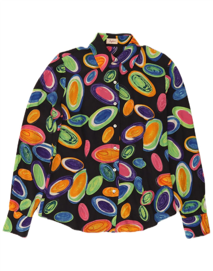 INGRAM Женская блузка-рубашка с абстрактным узором IT 42, средний разноцветный