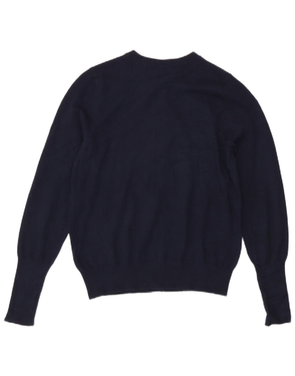 Женский кардиган Marks & Spencer UK 10, маленький темно-синий из вискозы