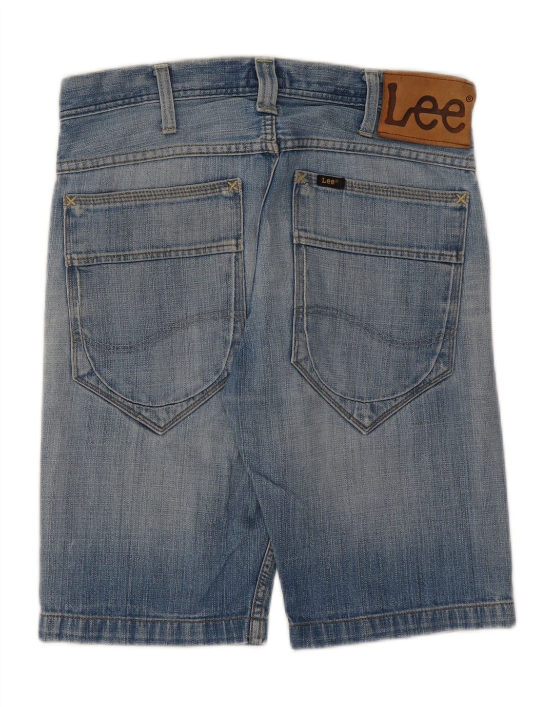 LEE Mens Clarky Denim Shorts W29 Medium Blue Cotton Vintage Lee and Second-Hand Lee from Messina Hembry 