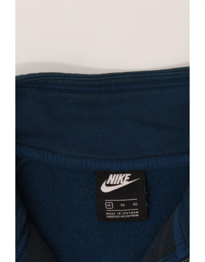 NIKE Womens Oversized Graphic Sweatshirt Jumper UK 18 XL Navy Blue Vintage Nike and Second-Hand Nike from Messina Hembry 