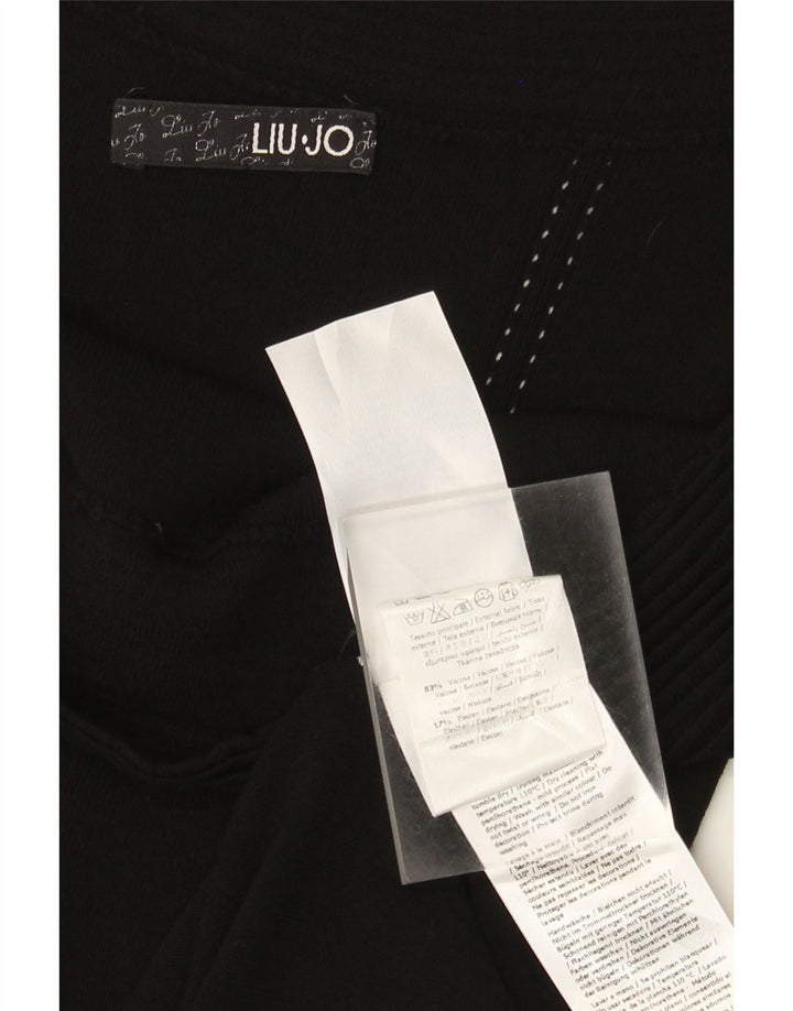 Женское платье с открытыми плечами Liu Jo IT 44, средний черный, вискоза