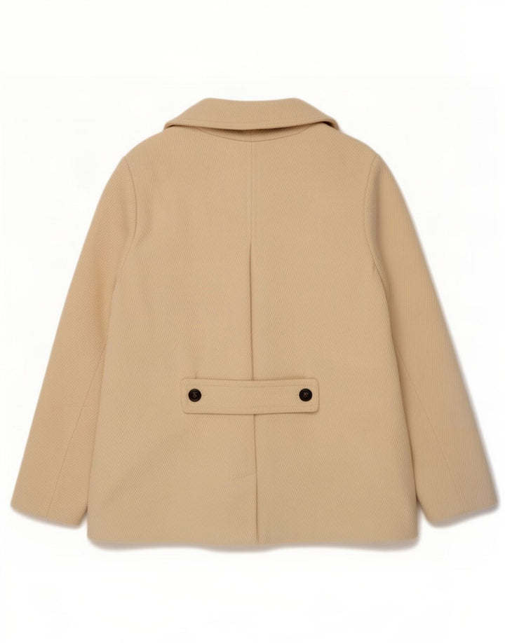 Женское полупальто Gap UK 18 XL из шерсти в белую полоску