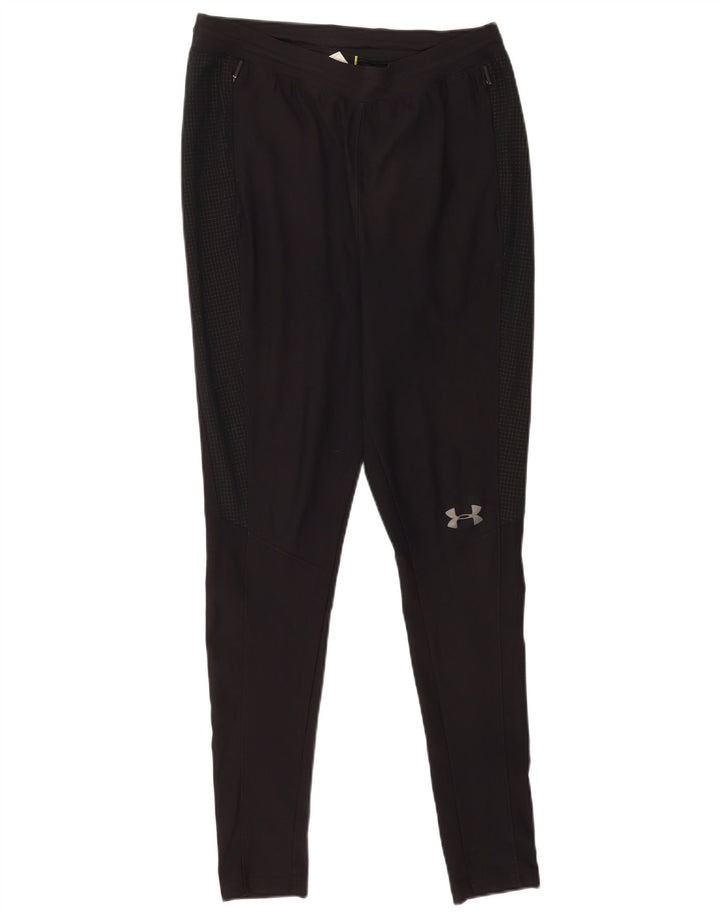 Мужские облегающие леггинсы Under Armour, маленький черный полиэстер
