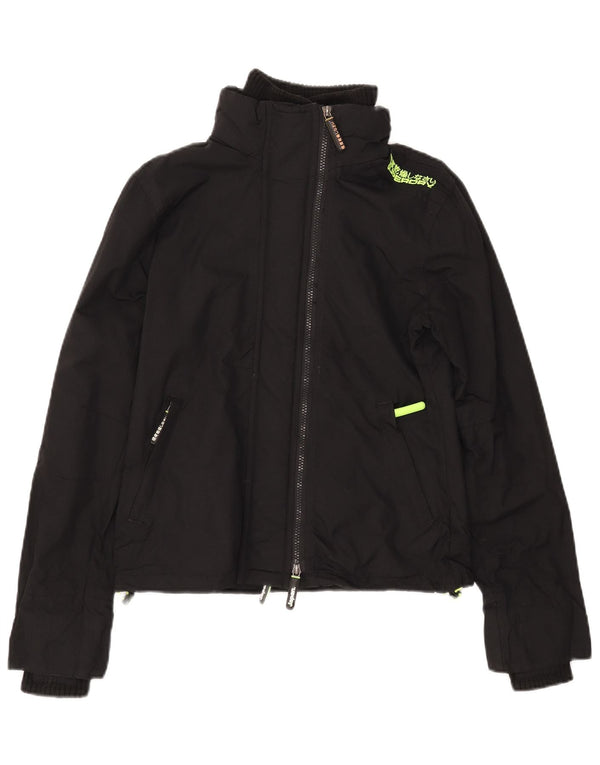 SUPERDRY Женская ветровка The Windcheater UK 12, средний черный