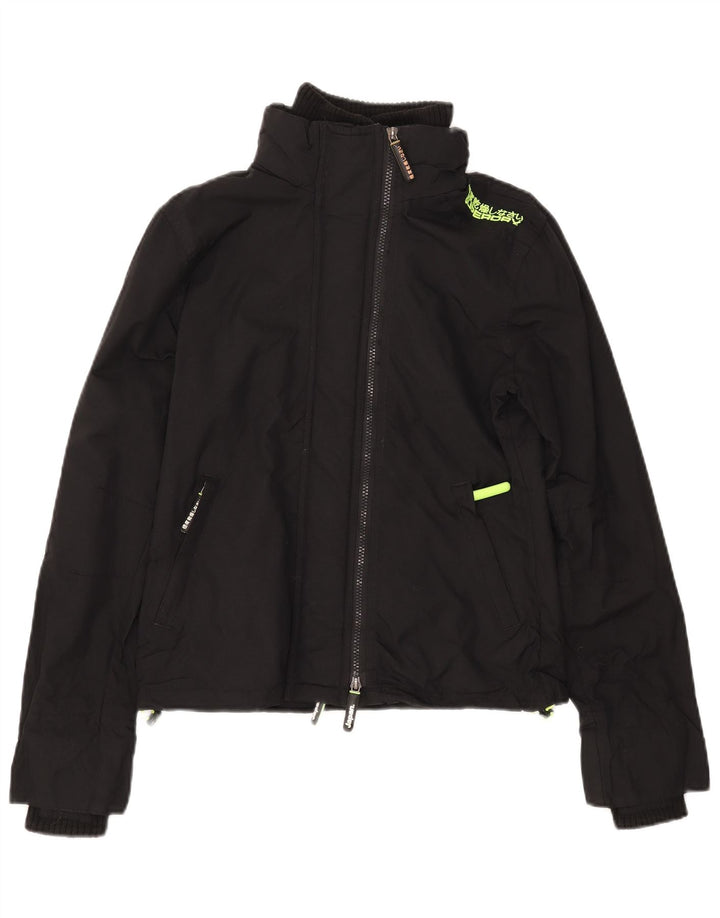 SUPERDRY Женская ветровка The Windcheater UK 12, средний черный