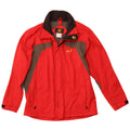 Мужская дождевик JACK WOLFSKIN UK 44/46 XL Красный Полиамид с цветными блоками