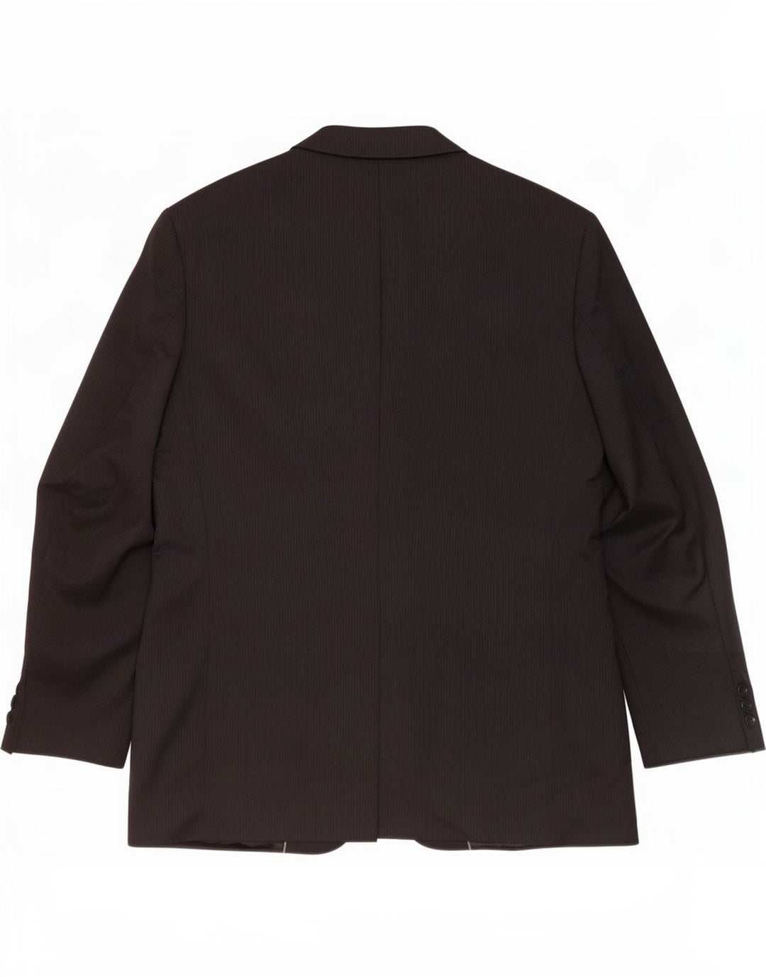 Мужской пиджак Marks & Spencer с 3 пуговицами, Великобритания, 44 XL, черный, шерстяной в тонкую полоску
