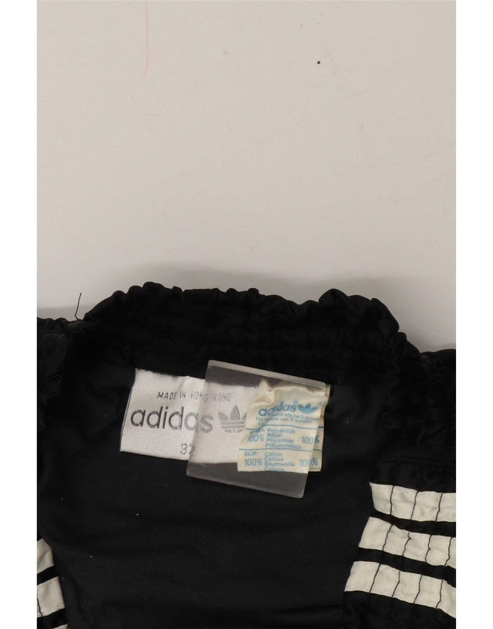 Женские спортивные шорты Adidas UK 14, большие черные из полиамида