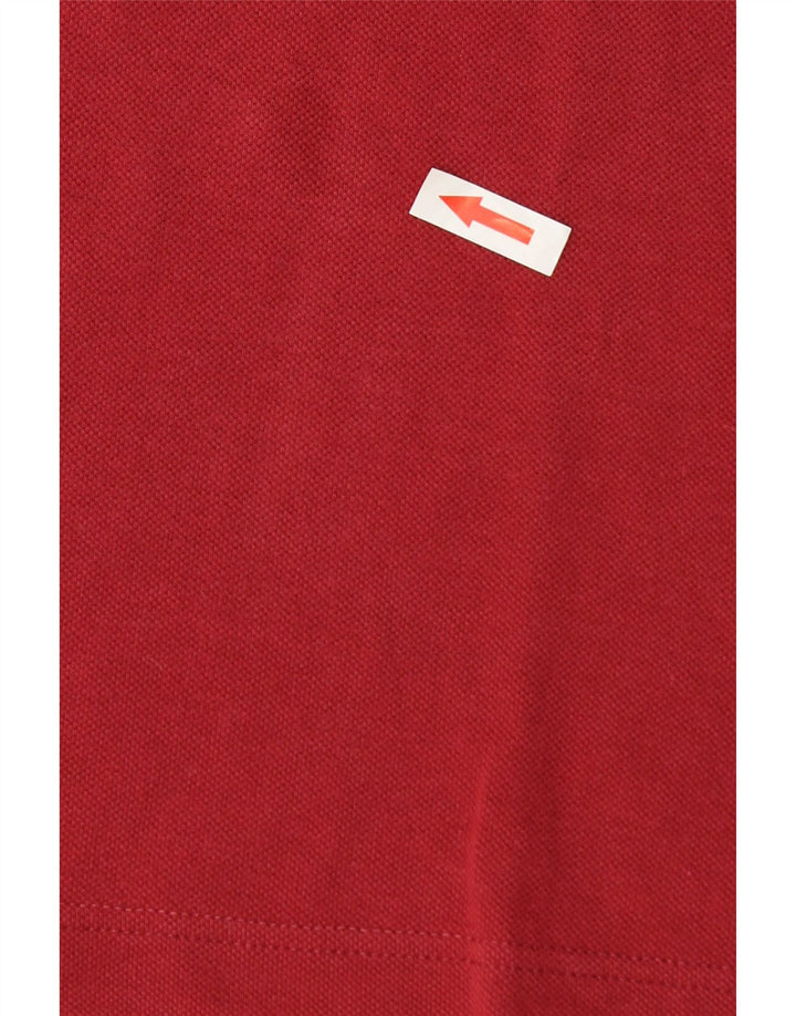 Мужская рубашка поло Fred Perry, большой бордовый хлопок