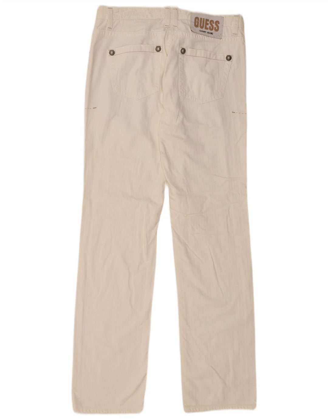 Мужские прямые джинсы Guess W34 L36, белый хлопок