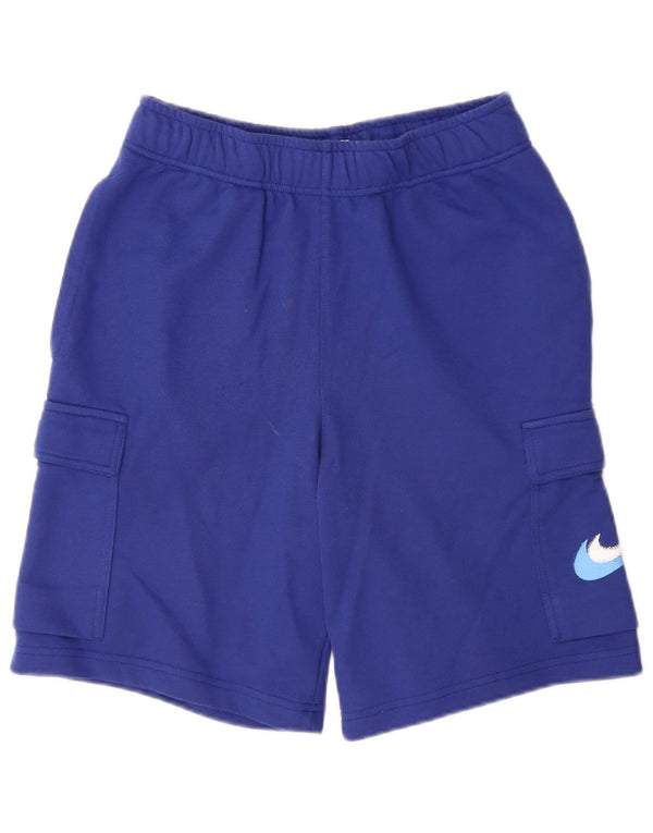 Мужские спортивные шорты с рисунком Nike XS, синие, хлопок