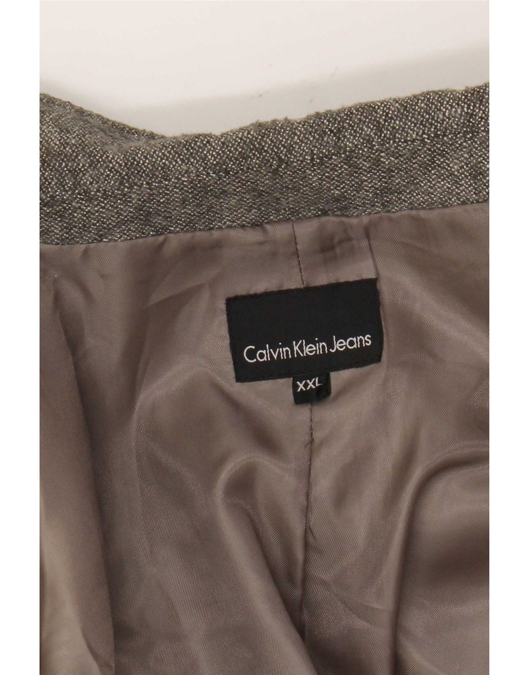 Женский пиджак на 1 пуговице Calvin Klein Jeans UK 20 2XL Серый
